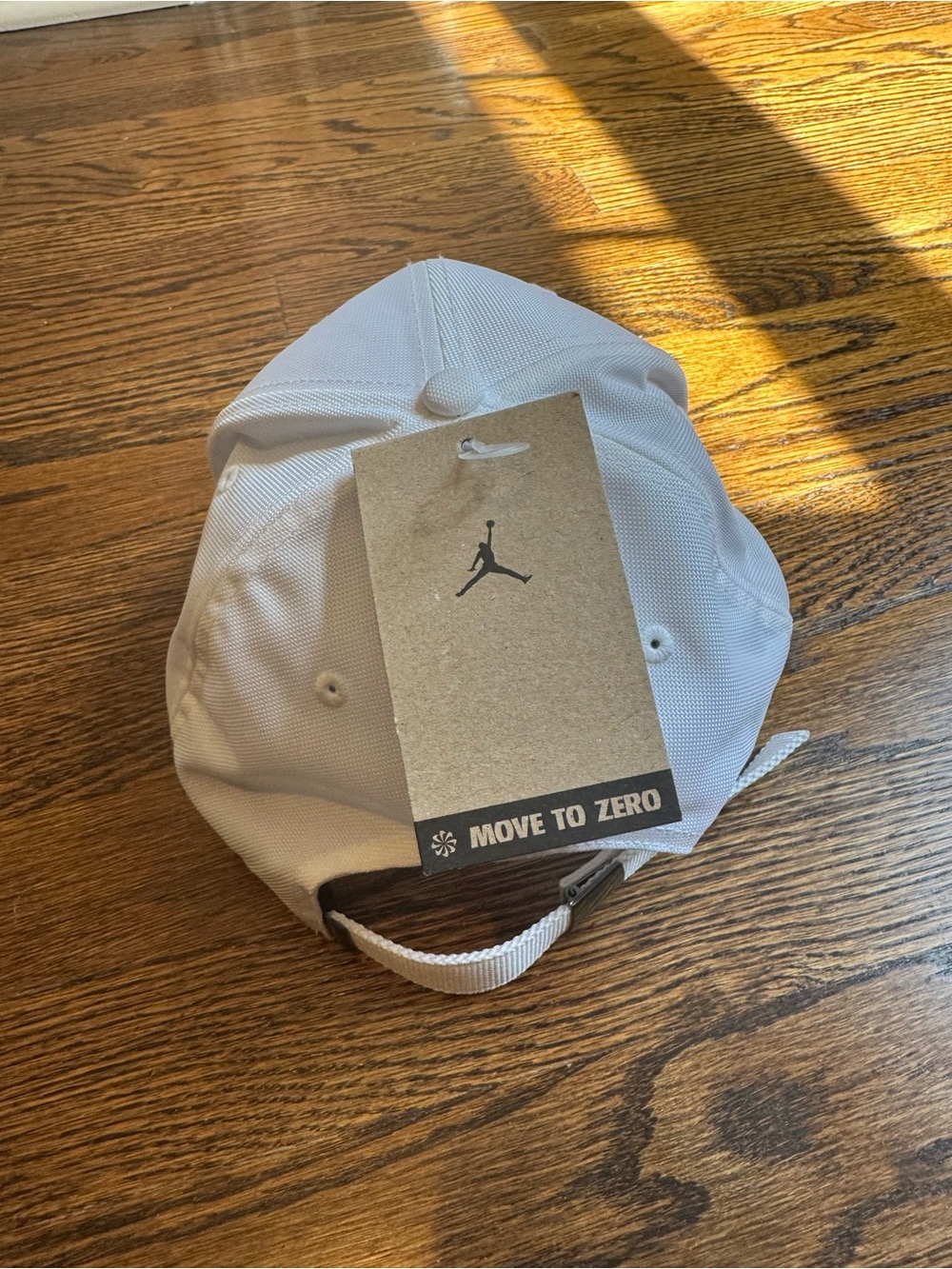 Jordan Adult White Performance Baseball Cap - Picture 3 of 4